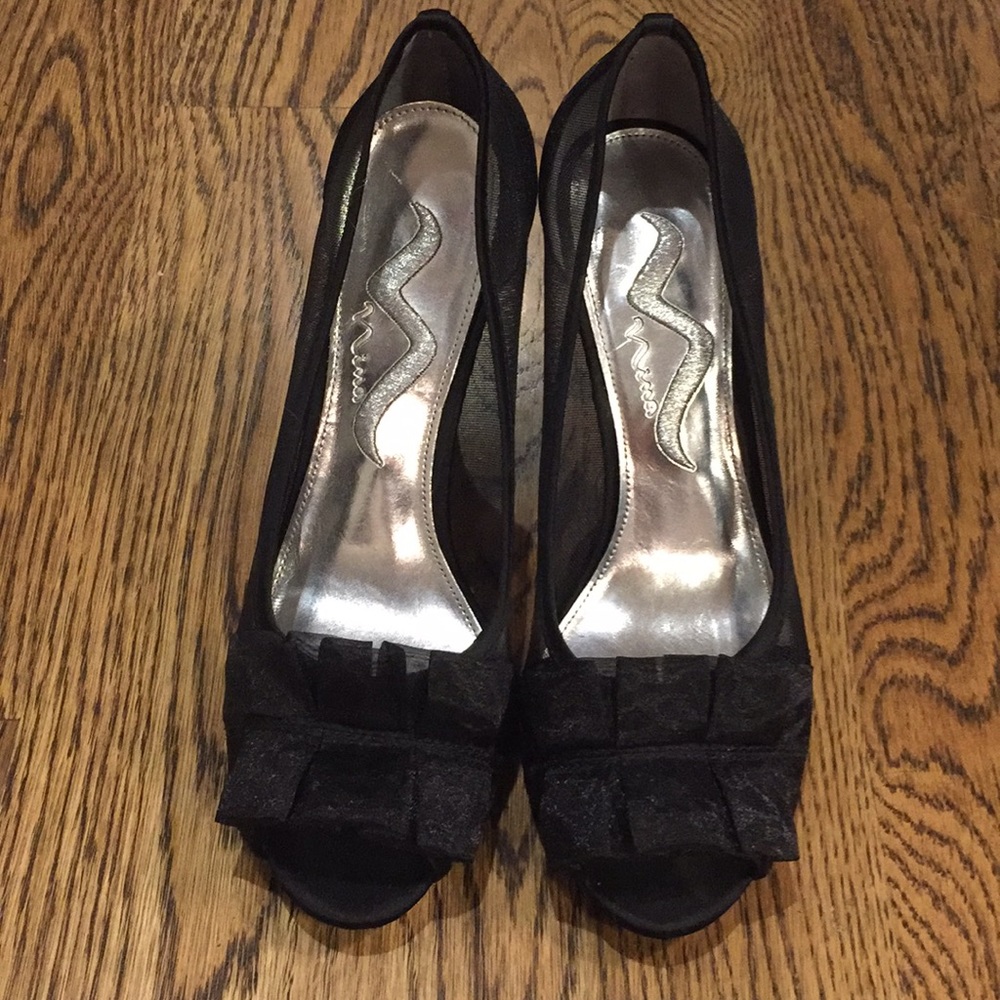 Nina black heels